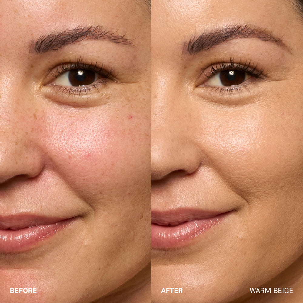 Bobbi Brown texture close-up swirl highlights lightweight, blendable formula and natural matte benefit
