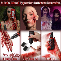 BOBISUKA dripping blood bottle detail creating realistic wound trails