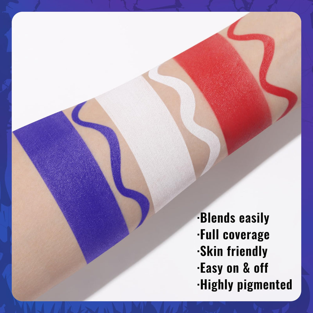 BOBISUKA eye black application on athlete delivering reduced glare and bold look
