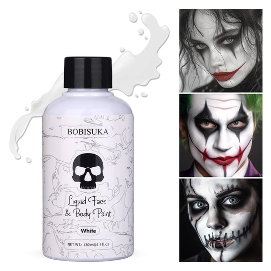 BOBISUKA front bottle white paint showing large 130ml capacity and convenience