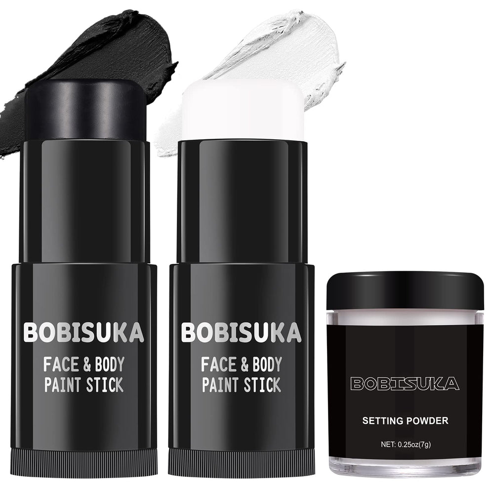 BOBISUKA front packaging showing black and white sticks and powder, clear kit overview