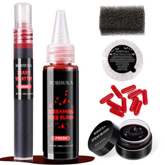 BOBISUKA front packaging shot showing full fake blood kit benefits