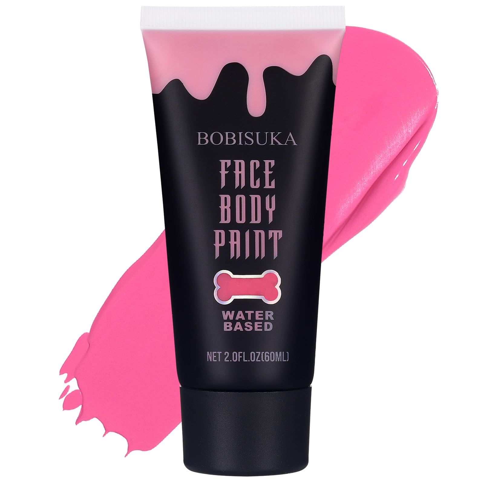 BOBISUKA front packaging showing colorful face paint set and brand benefit