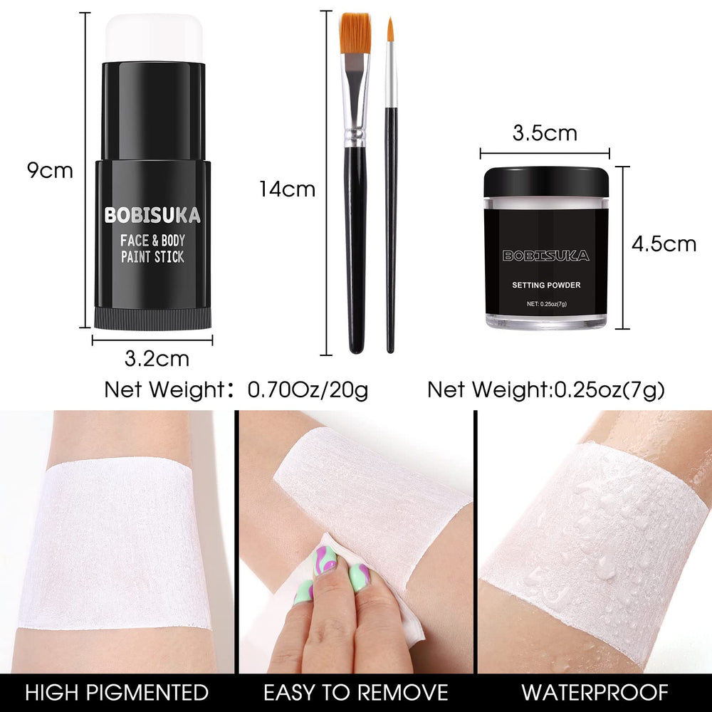 BOBISUKA translucent setting powder jar emphasizing matte, long-wear benefit