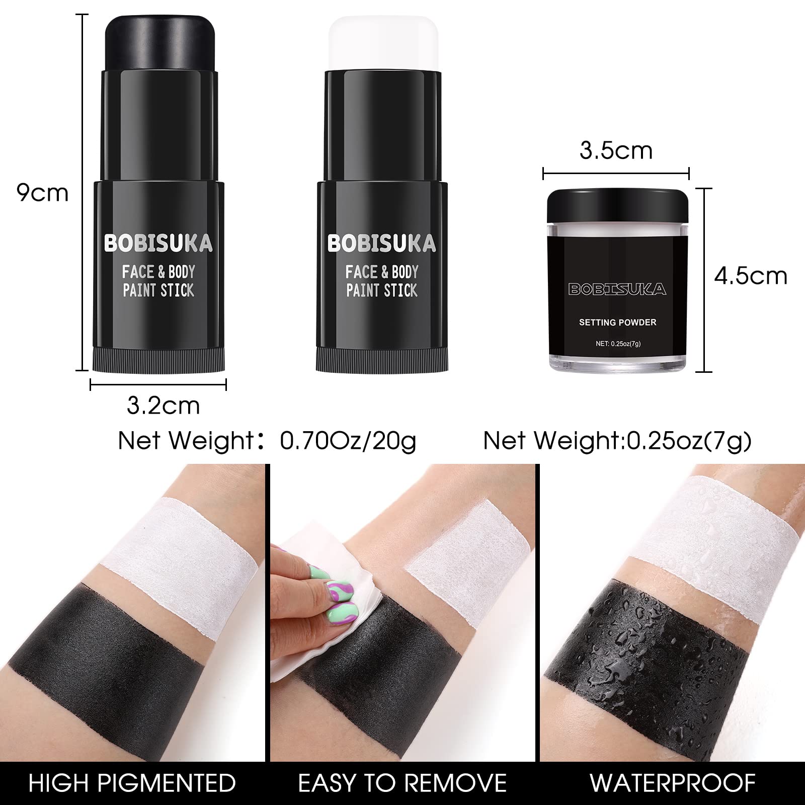 BOBISUKA translucent setting powder jar detail illustrating matte finish and transfer control