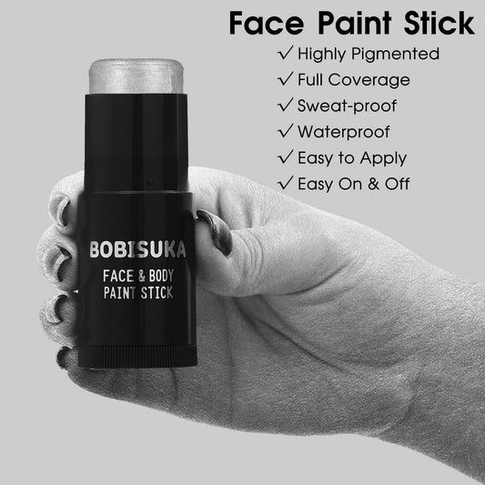 BOBISUKA silver cream texture close-up demonstrating smooth blendability and rich pigment