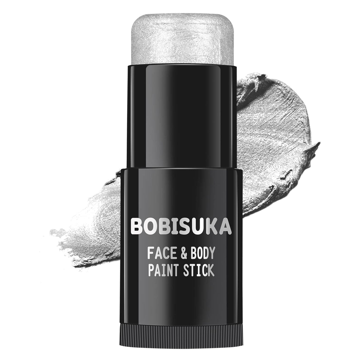 BOBISUKA silver paint stick front packaging showing product and benefit: easy application