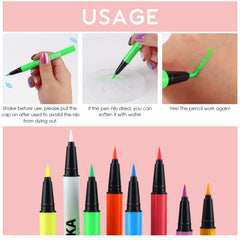 BOBISUKA eyeliner pens next to coin showing compact size