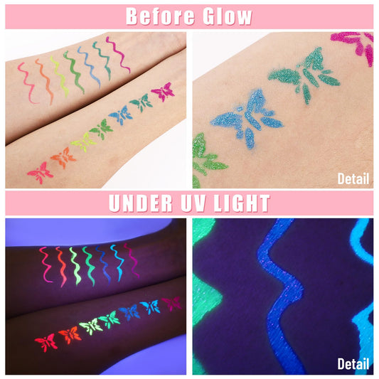 BOBISUKA bright color swatches on arm showing true pigment payoff