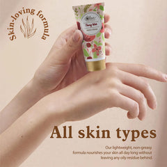 BODY & EARTH # LOVE foot cream jar detail highlighting rich moisturizing formulation