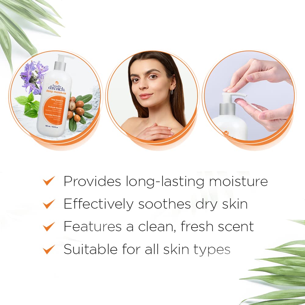 Body Drench being applied to arm to soothe and hydrate skin