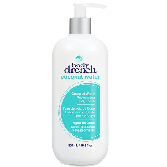Body Drench front panel showing label and coconut scent benefits