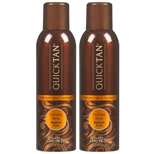 Body Drench front packaging showing two 6 oz bottles and label benefits