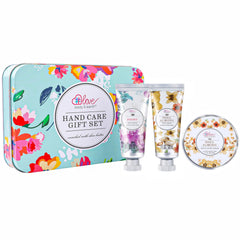 BODY & EARTH # LOVE on bathroom vanity in lifestyle shot for daily self-care ritual
