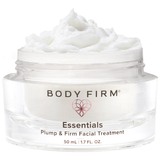 BODY FIRM front packaging showing jar and box, highlights product identity and appeal