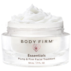 BODY FIRM front packaging showing jar and box, highlights product identity and appeal