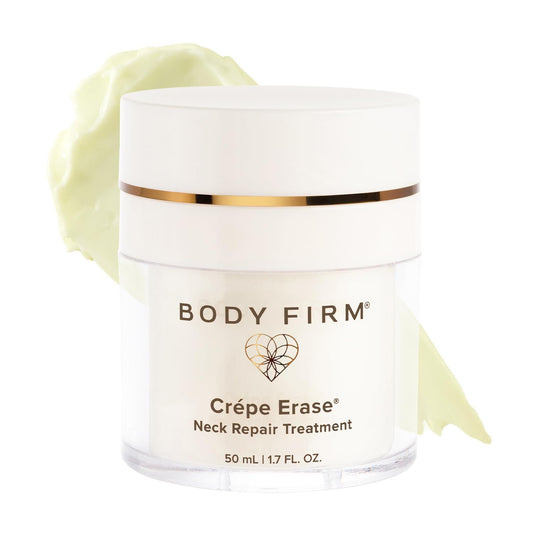 BODY FIRM jar front view showing product and smooth neck benefit