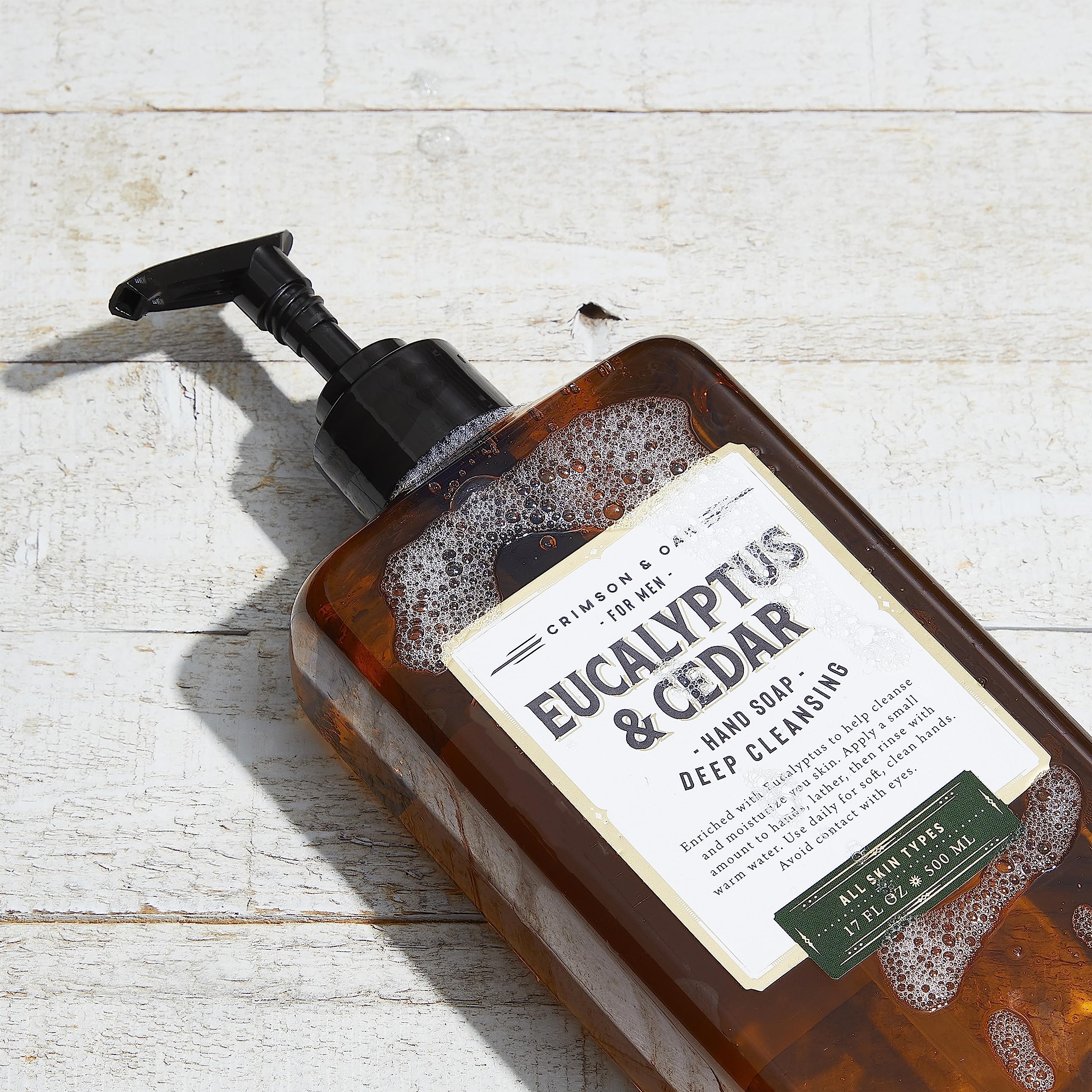 Body Prescriptions bottle on countertop with size comparison showing 17 fl oz capacity and fit benefit
