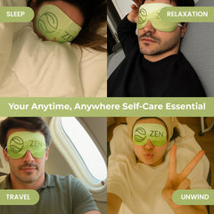 Body Restore mask detail showing warmth activation for steady comforting heat