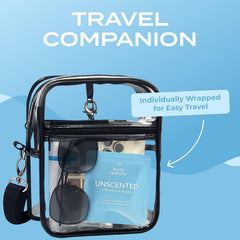 Body Restore travel kit with masks showing portability for trips