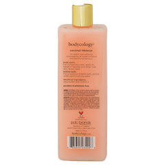 Bodycology creamy lather on hand demonstrating gentle cleansing and moisturizing action