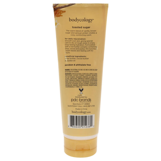 Bodycology cream texture close-up showing rich spreadable formula for soft skin