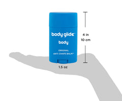 BodyGlide being applied underarm demonstrating comfort and reduced friction