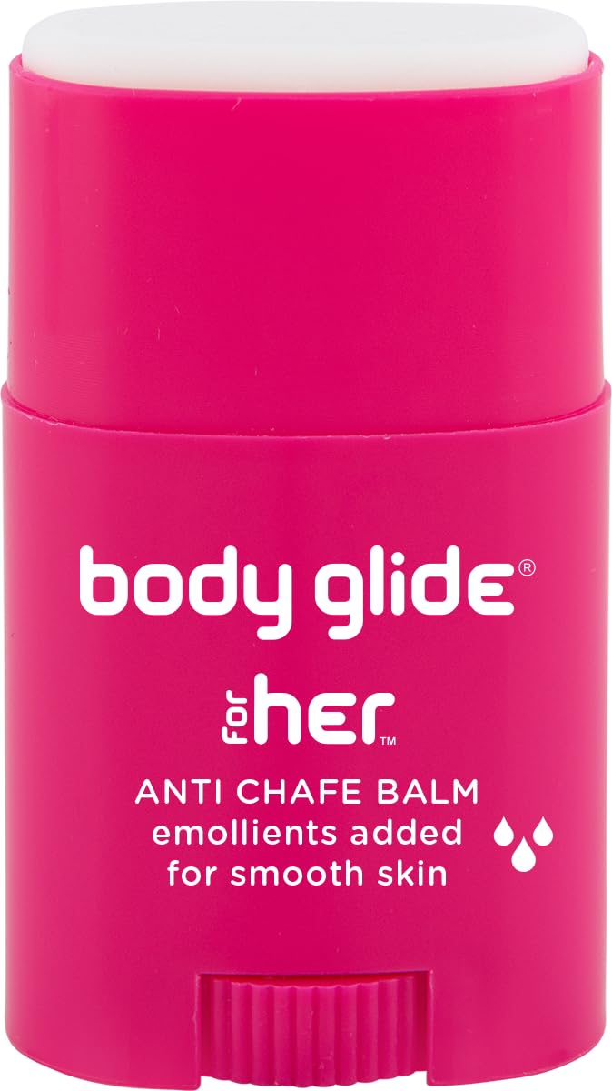 BodyGlide For Her front stick view showing compact travel-friendly design