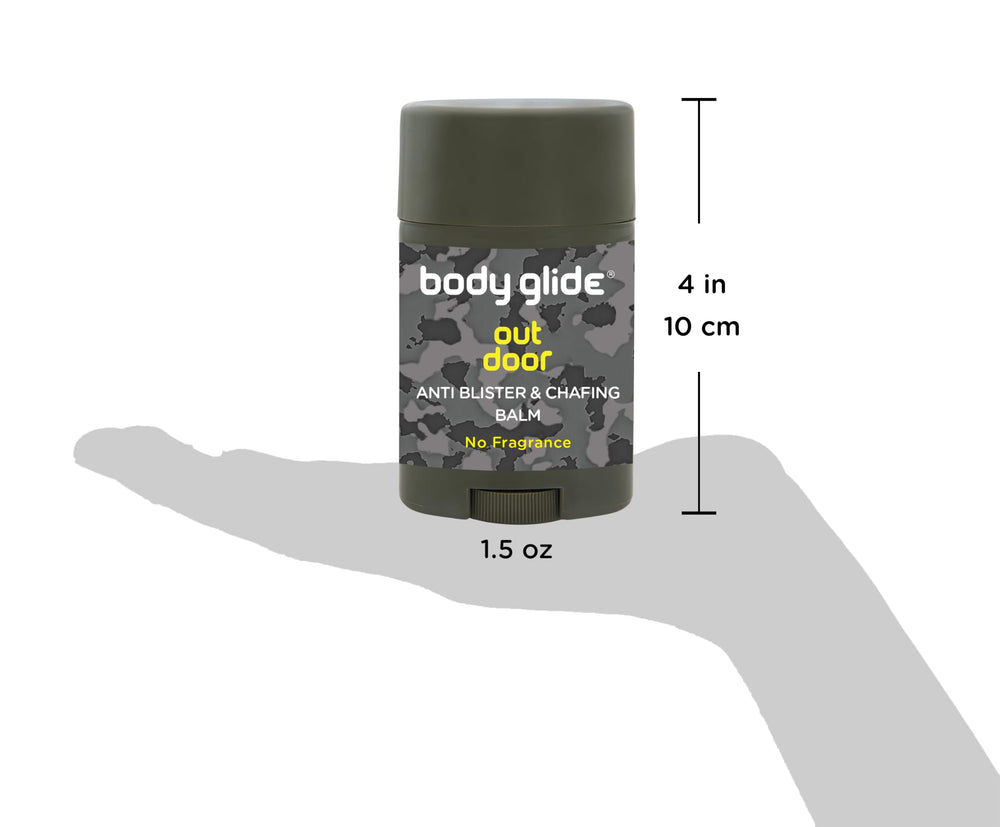 BodyGlide texture detail highlighting dry finish and no-grease benefit