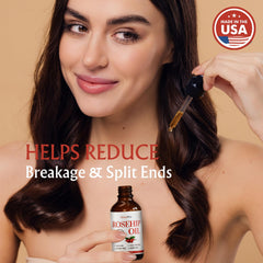 BodyJ4You oil applied to hair ends before shampoo, nourishes and adds shine