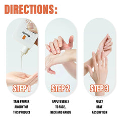 Bodylife sunscreen applied on hand demonstrating smooth spread