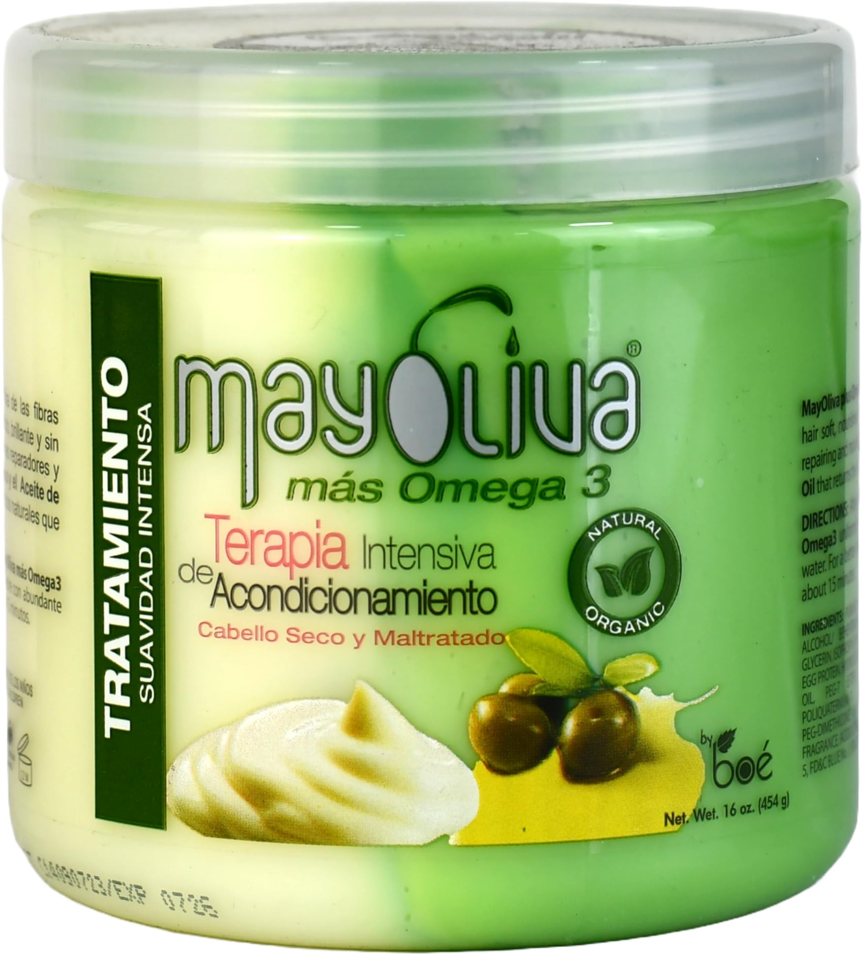 BOÉ COSMETICS front jar shot showing label and 16 oz size with restorative benefit