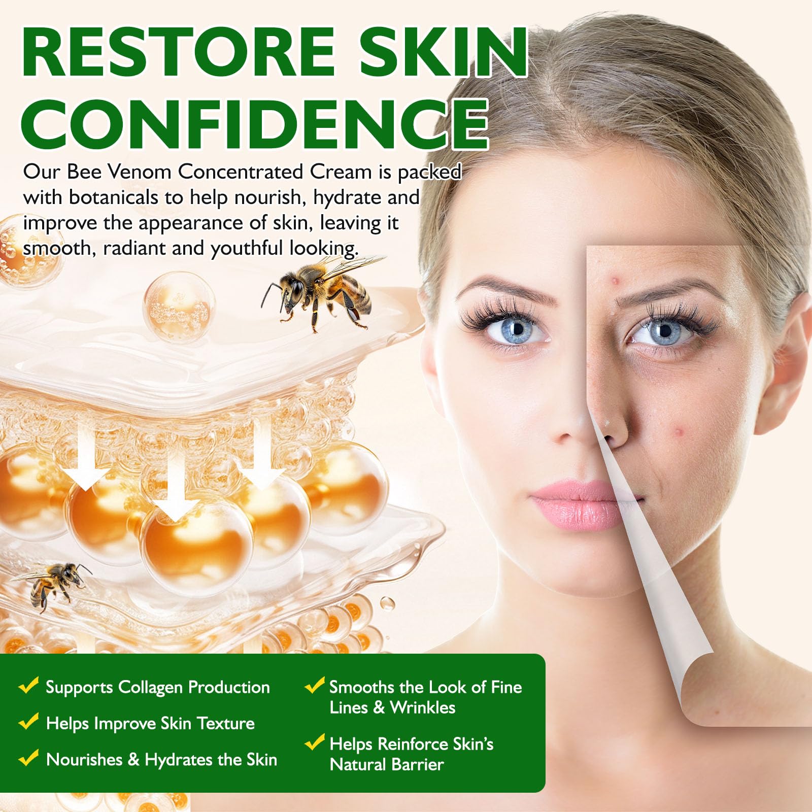 BOIUOITI jar opened revealing smooth cream texture demonstrating fast absorption and hydration