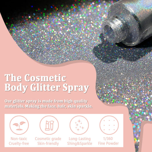 Boko close-up of nozzle and pink airsac demonstrating easy, controlled glitter application