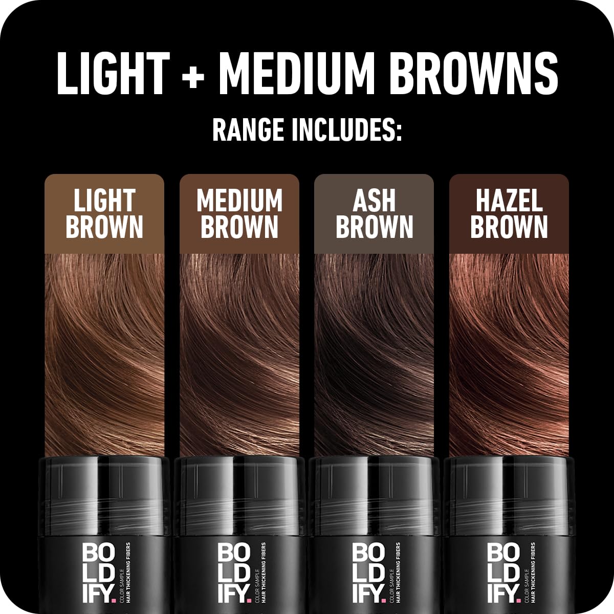 Boldify fiber texture close-up showing fine plant-based strands for natural blending benefit