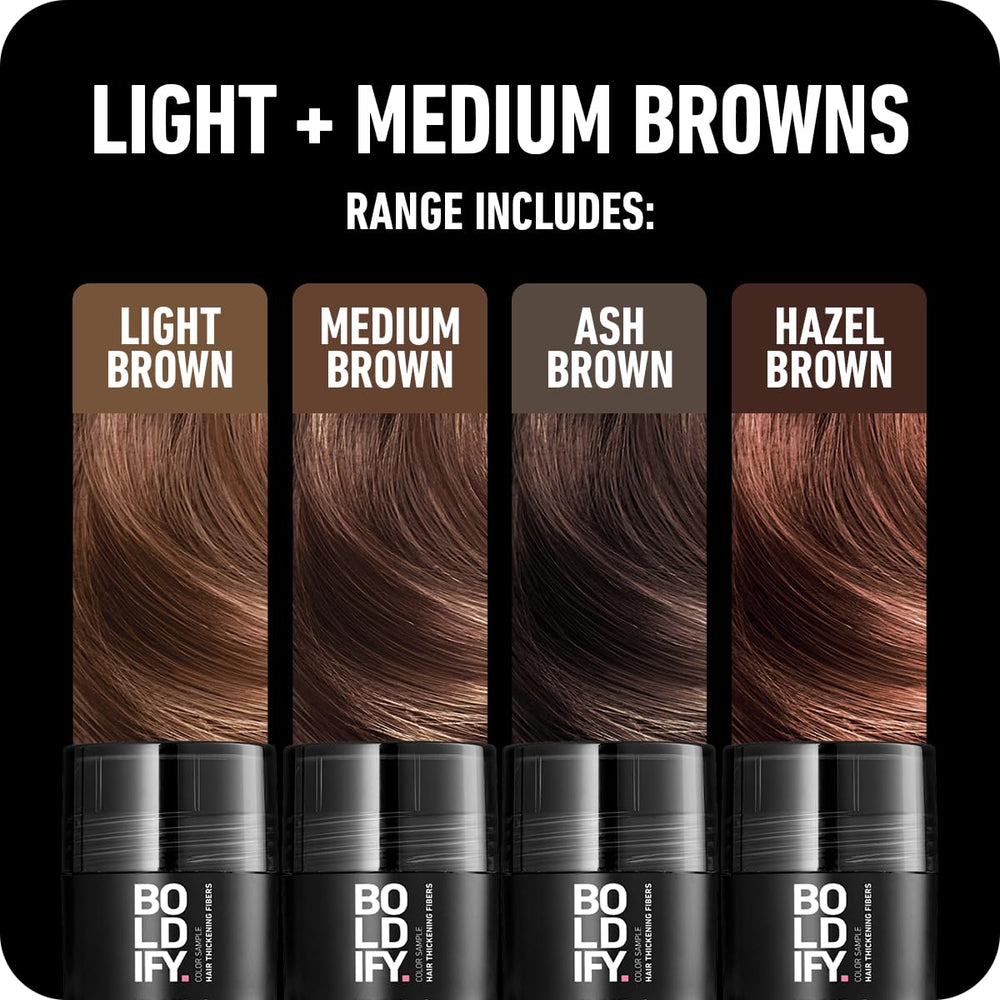 Boldify fiber texture close-up showing fine plant-based strands for natural blending benefit
