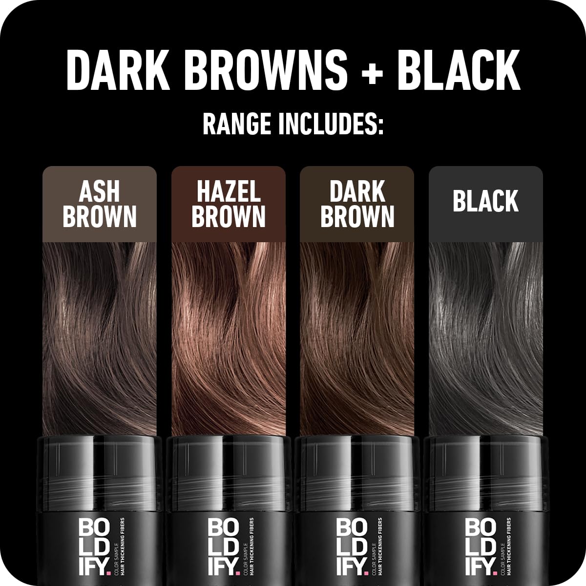 Boldify fiber close-up texture displaying natural hair-like finish