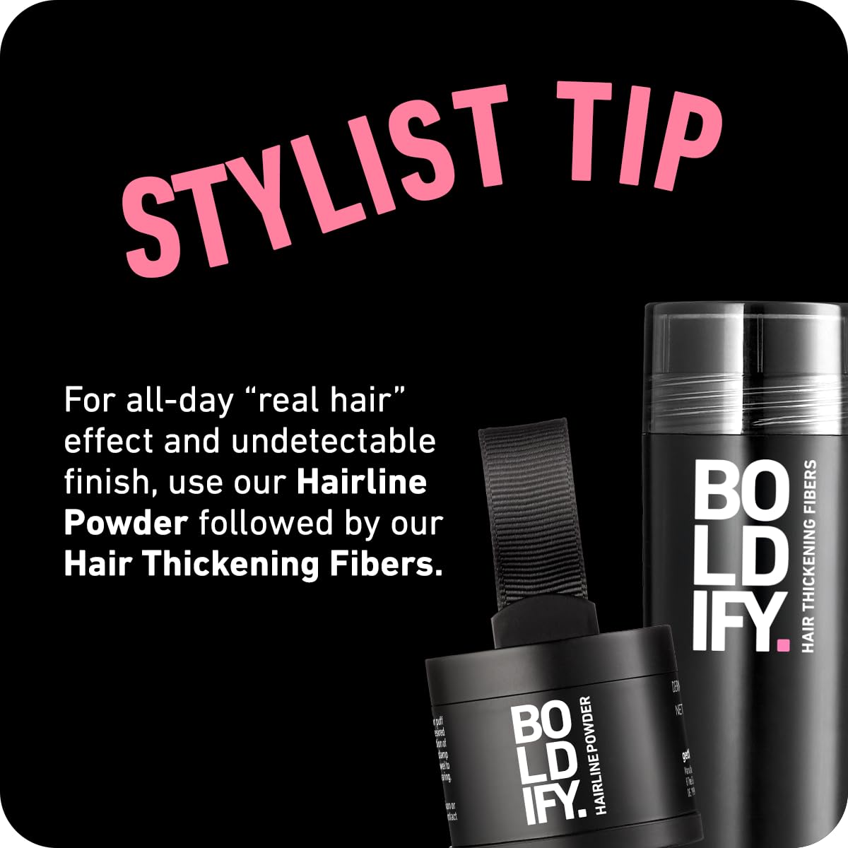 Boldify label and ingredients detail highlighting vegan formula