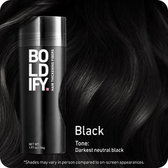 Boldify close-up of plant-based hair fiber texture demonstrating natural, touchable finish