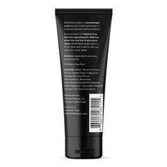 Boldly Basic lotion texture close-up highlighting non-greasy, fast-absorbing finish