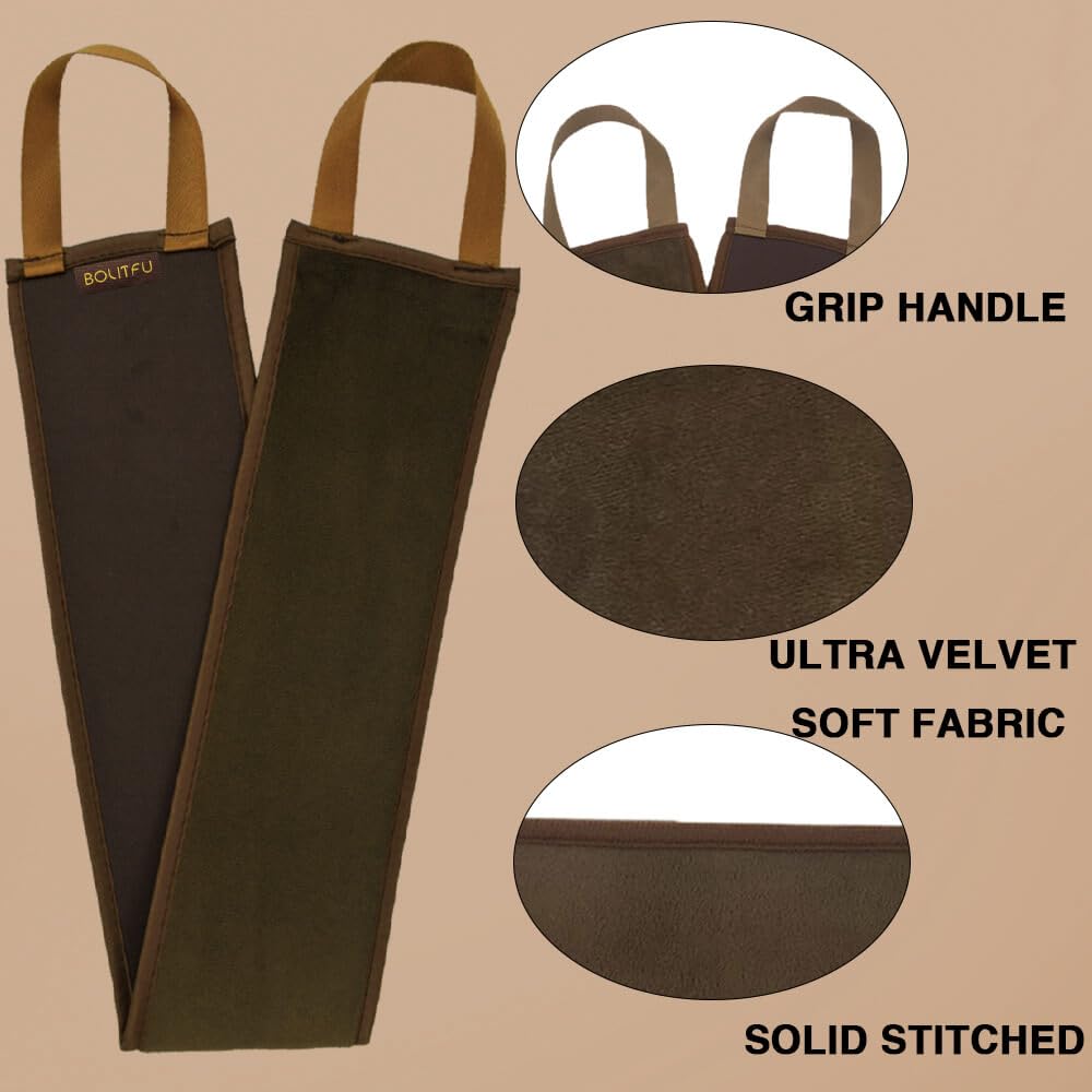 BOLITFU self tanner brush with bamboo handle for precise facial tanning