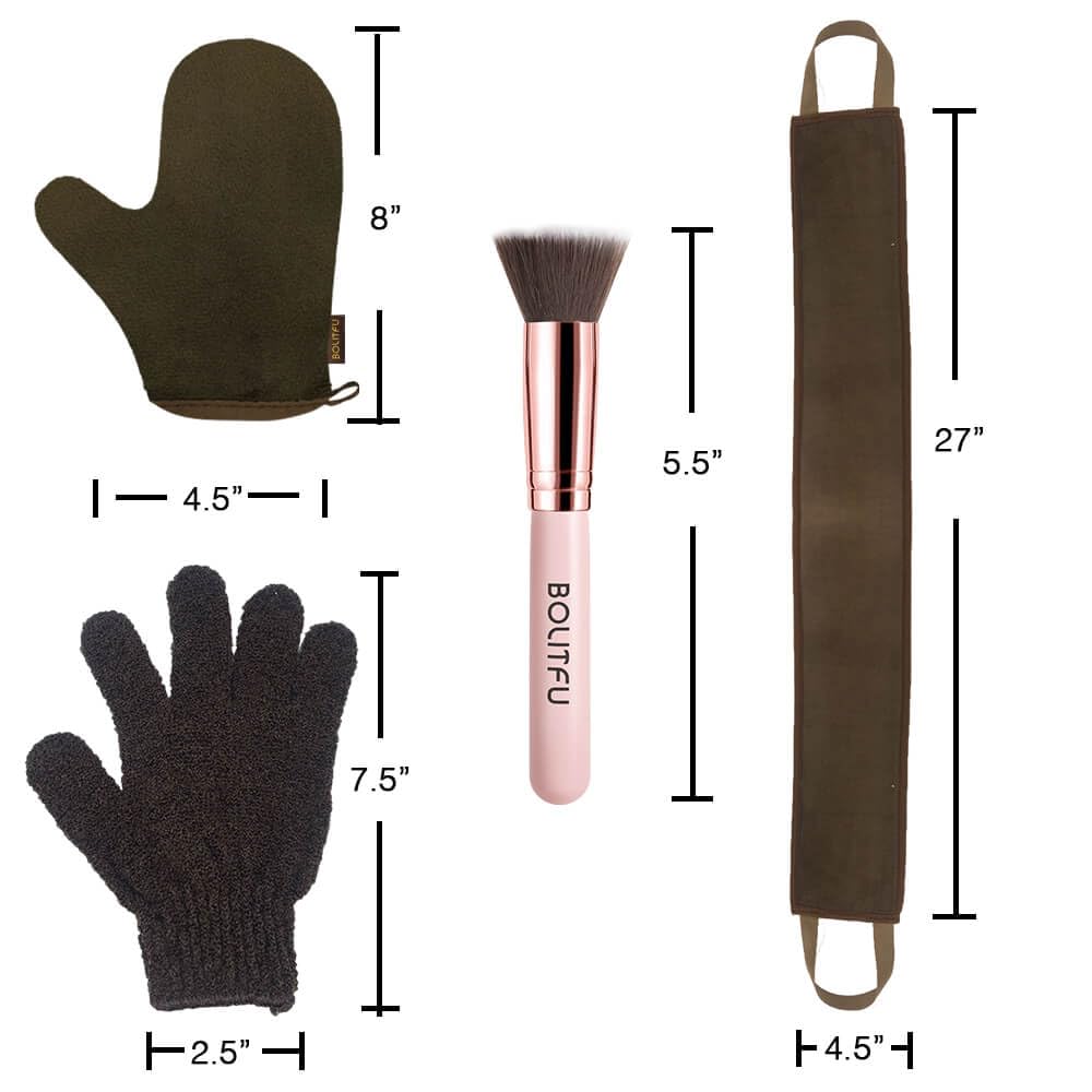 BOLITFU flat top face brush providing precise, natural-looking color