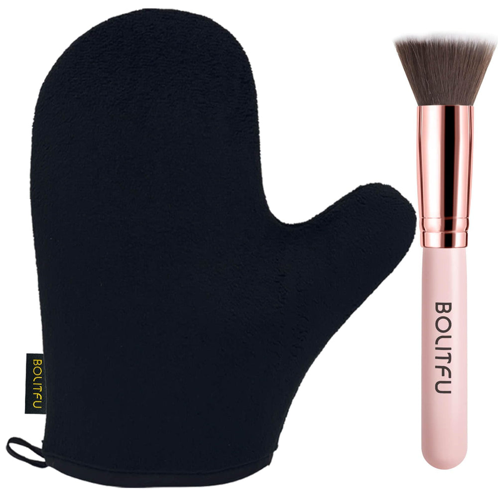 BOLITFU mitt front view showing full coverage and neat finish