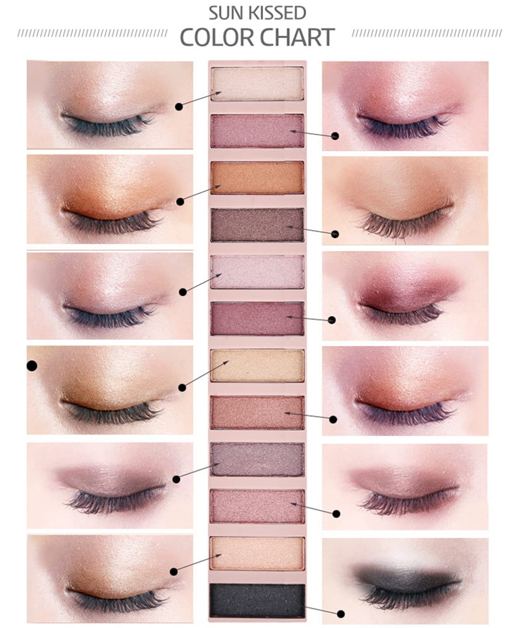 BOLOPER close-up of matte shades texture, smooth blending benefit