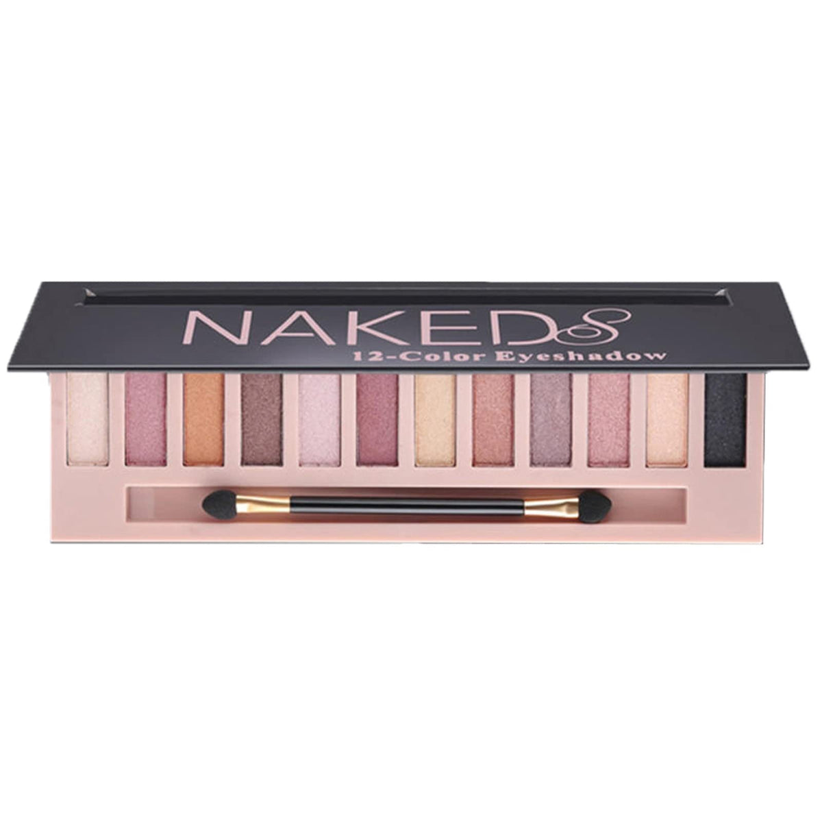 BOLOPER palette front compact showing 12 nude shades and travel-friendly design for versatile looks