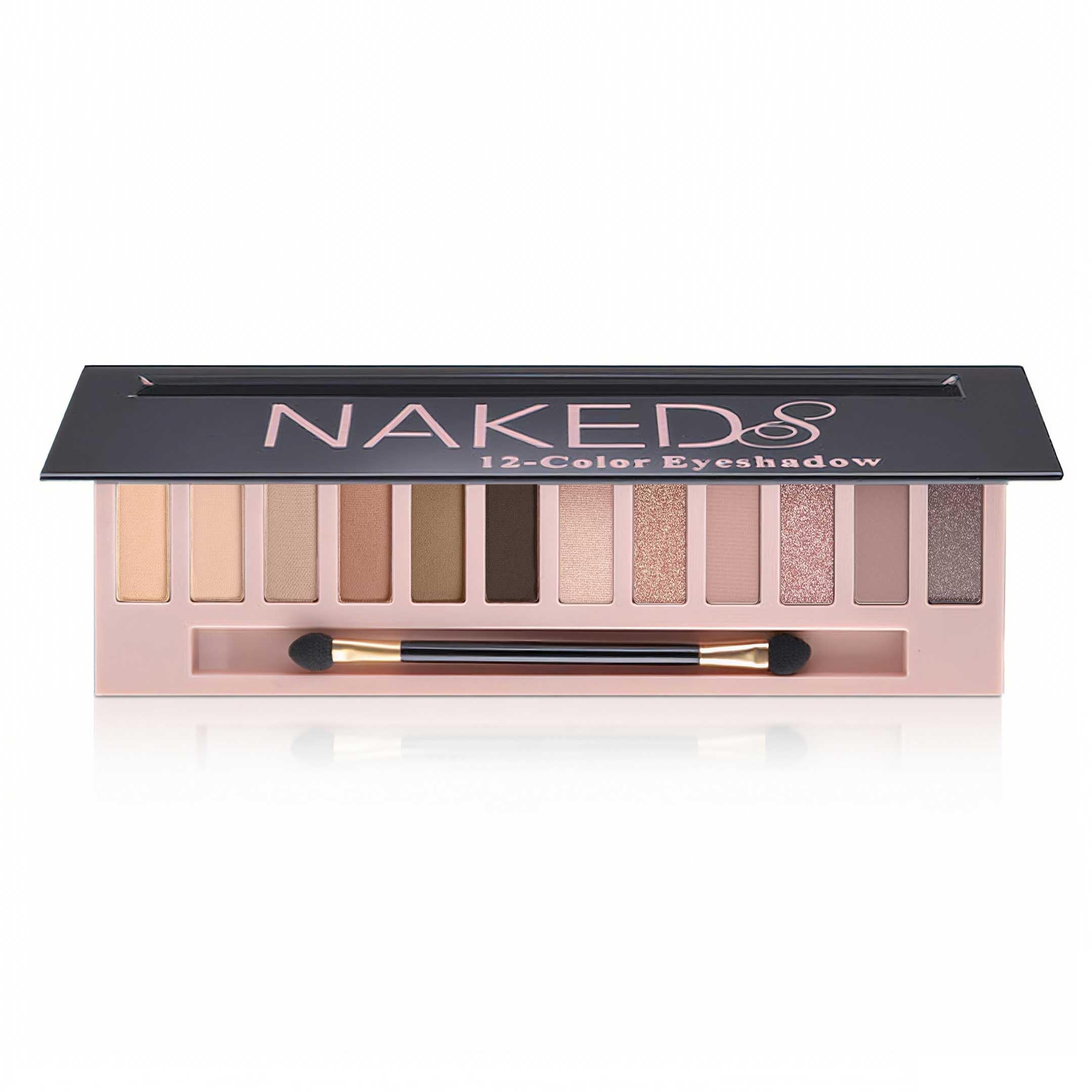 BOLOPER palette front view showing all 12 shades and compact benefit