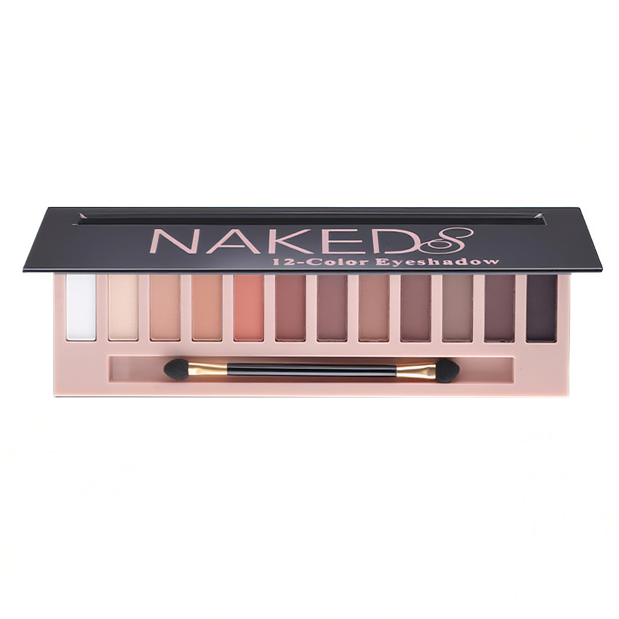 BOLOPER palette front view showing all twelve nude shades for versatile looks