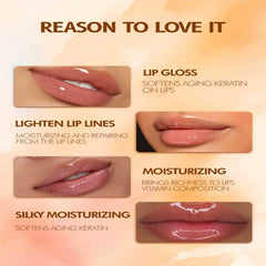 BOLUBOYA lipstick applied on lips demonstrating smooth application and comfort