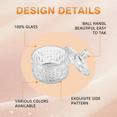 BOMOQING next to ruler showing compact 100ml size and dimensions