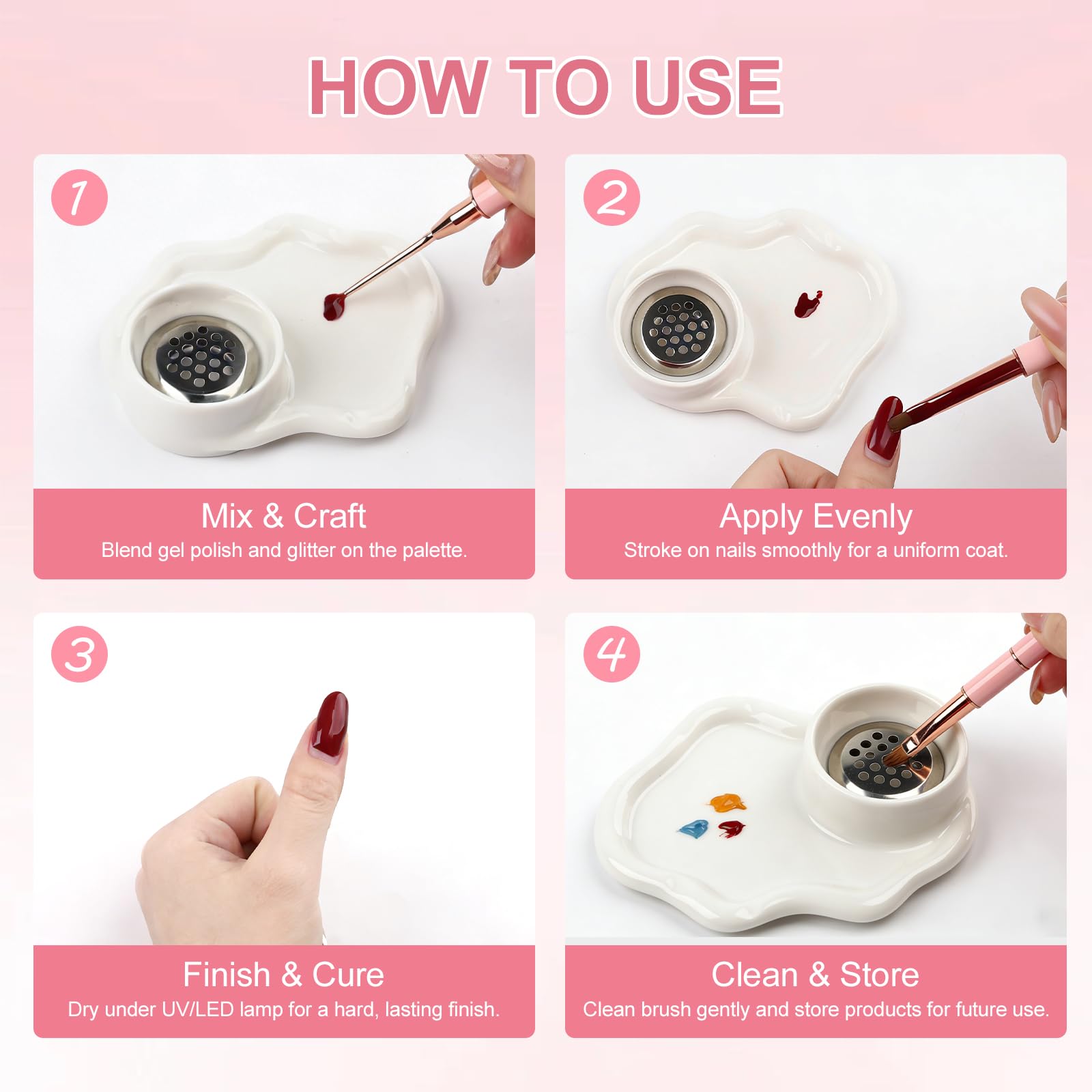 BOMOQING next to nail tools showing compact size for small workspaces